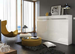 CP-04 Horizontal Wall Bed Concept 140cm - Grey Matt 140 x 200cm - thumbnail 8