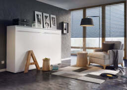 CP-04 Horizontal Wall Bed Concept 140cm - Grey Matt 140 x 200cm - thumbnail 6