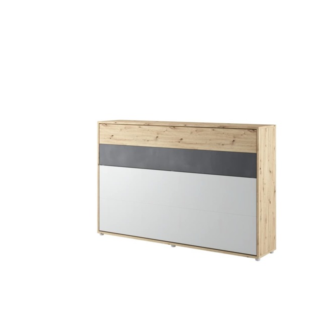 Concept Junior Horizontal Wall Bed 120cm - Oak Artisan 120 x 200cm - image 1