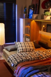 Concept Junior Horizontal Wall Bed 120cm - Oak Artisan 120 x 200cm - thumbnail 7