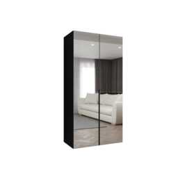 Alicante III Hinged Door Wardrobe 100cm - Cashmere 100cm - thumbnail 7