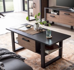 Nordi Coffee Table 110cm - Black 110cm - thumbnail 4