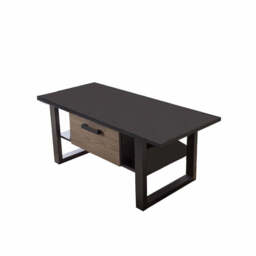 Nordi Coffee Table 110cm - Black 110cm - thumbnail 1
