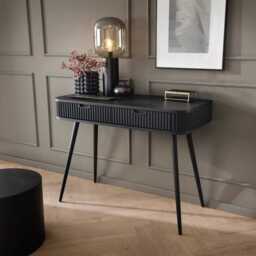 Zova Desk 103cm - Black 103cm - thumbnail 1