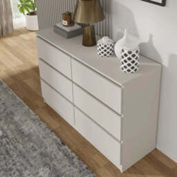 Maja Chest Of Drawers 120cm - White 120cm - thumbnail 7