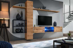 "Switch Metal V Entertainment Unit For TVs Up To 75"" - 270cm Graphite" - thumbnail 2