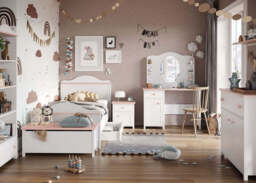 Luna LN-02 Bookcase 85cm - White Matt 85cm - thumbnail 6