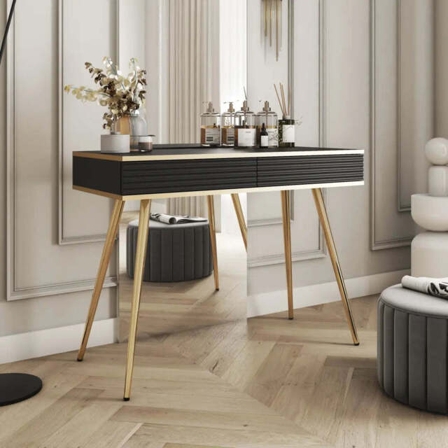 Moro Dressing Table 102cm - Black 102cm - image 1