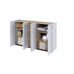 Easy EA-01 Sideboard Cabinet 156cm - Oak Scandi 156cm - thumbnail 5