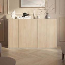 Easy EA-01 Sideboard Cabinet 156cm - Oak Scandi 156cm - thumbnail 1