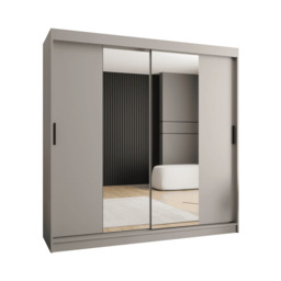 Rubino T1 Sliding Door Wardrobe 200cm - Cashmere 200cm - thumbnail 8