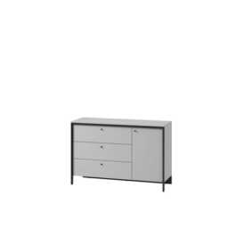 Gris Chest Of Drawers 136cm - Grey 136cm - thumbnail 2