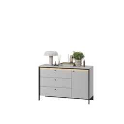 Gris Chest Of Drawers 136cm - Grey 136cm - thumbnail 4