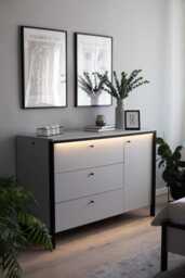 Gris Chest Of Drawers 136cm - Grey 136cm - thumbnail 8