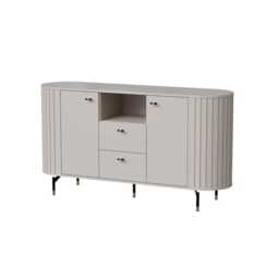 Zante ZA2 Sideboard Cabinet 150cm - Black 150cm - thumbnail 5
