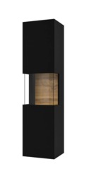 Ava 05 Tall Display Cabinet 36cm - White Matt 36cm - thumbnail 5