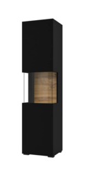 Ava 05 Tall Display Cabinet 36cm - White Matt 36cm - thumbnail 3