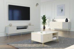 Petra Sideboard Cabinet 182cm - Black 182cm - thumbnail 7