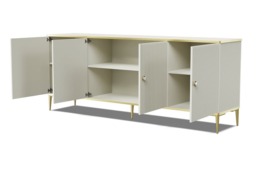 Petra Sideboard Cabinet 182cm - Black 182cm - thumbnail 8