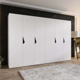 Sandi I Hinged Door Wardrobe 300cm - Cashmere 300cm - thumbnail 4