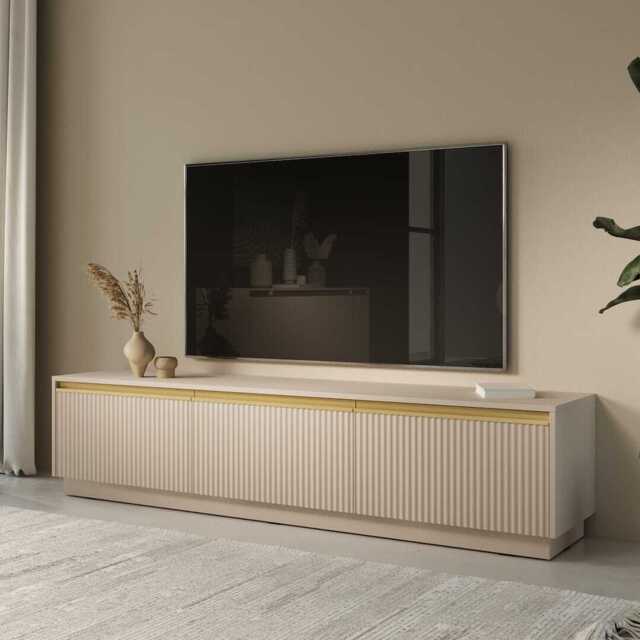 Royal TV Cabinet 182cm - Beige 182cm - image 1