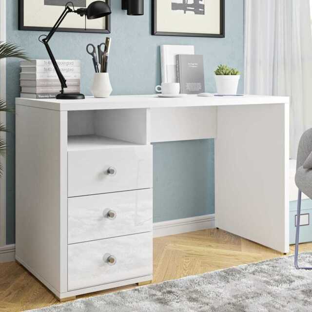 Iris II Desk 120cm - White 120cm - image 1