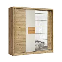 Avantgarde AV2 Sliding Door Wardrobe 200cm - Oak Artisan 200cm - thumbnail 2