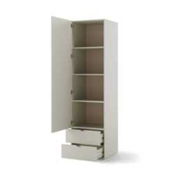 Woow WO-03 Hinged Door Wardrobe 60cm - Beige 60cm - thumbnail 2
