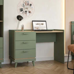 Scandi Desk 120cm - Green 120cm