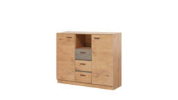 Effect Chest of Drawers 130cm - Anderson Pine 130cm - thumbnail 4