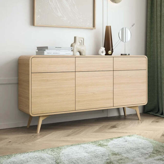 Helion Sideboard Cabinet 160cm - Oak Vincenza 160cm - image 1
