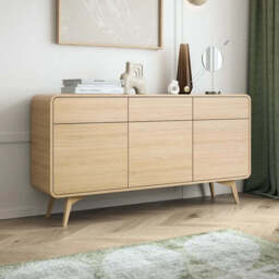 Helion Sideboard Cabinet 160cm - Oak Vincenza 160cm - thumbnail 1