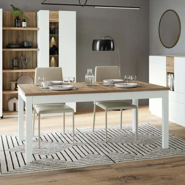 Lewisville Dining Table 160cm - Grey 160cm - image 1