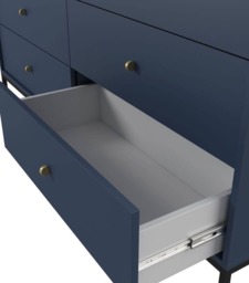 Mono Chest Of Drawers 154cm - Navy 154cm - thumbnail 4
