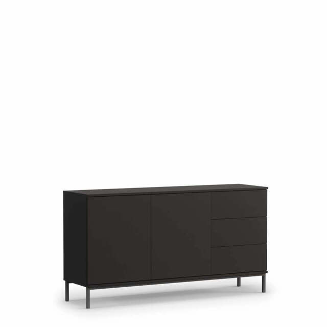 Querty 01 Sideboard Cabinet 150cm - Black Matt 150cm - image 1