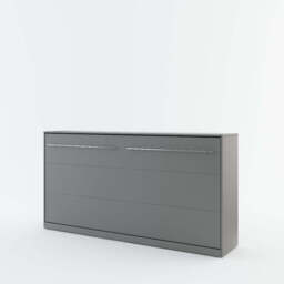CP-06 Horizontal Wall Bed Concept 90cm - Grey Matt 90 x 200cm - thumbnail 1