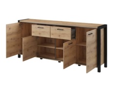 Aktiv 25 Sideboard Cabinet 213cm - Oak Taurus 213cm - thumbnail 2