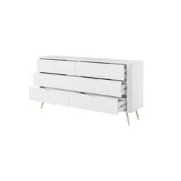 Lante Chest Of Drawers 163cm - Black 163cm - thumbnail 4