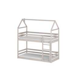 Wooden Bunk Bed Axel - White Without Mattresses - thumbnail 4