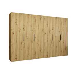 Marbella I Hinged Door Wardrobe 300cm - White 300cm - thumbnail 8