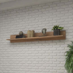 Tulsa 01 Wall Shelf 160cm - White Gloss 160cm - thumbnail 4