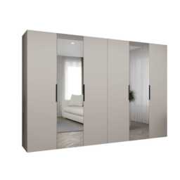 Marbella II Hinged Door Wardrobe 300cm - Oak Walnut 300cm - thumbnail 5