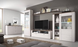 Larona 05 Tall Display Cabinet 65cm - Oak Satin 65cm - thumbnail 7