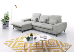 Corner Sofa Bed Alta - Navy Blue 279cm Left - thumbnail 3