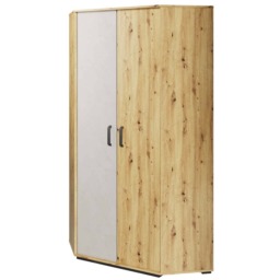 Qubic 01 Corner Wardrobe 95cm - Oak Artisan 95cm - thumbnail 1