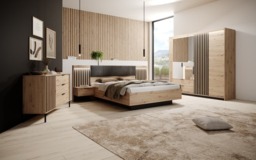 Tally Hinged Door Wardrobe 220cm - Oak Artisan 220cm - thumbnail 6