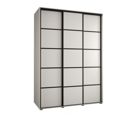Cannes IV Sliding Door Wardrobe 170cm - White 170cm - thumbnail 6
