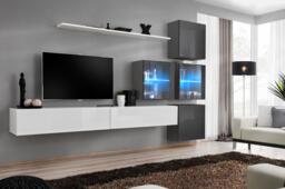 "Switch XIX Entertainment Unit For TVs Up To 75"" - White 280cm White" - thumbnail 6