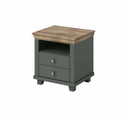 Evora 22 Bedside Table 52cm - Green 52cm - thumbnail 2