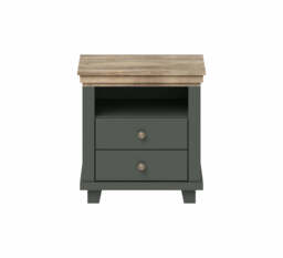 Evora 22 Bedside Table 52cm - Green 52cm - thumbnail 4